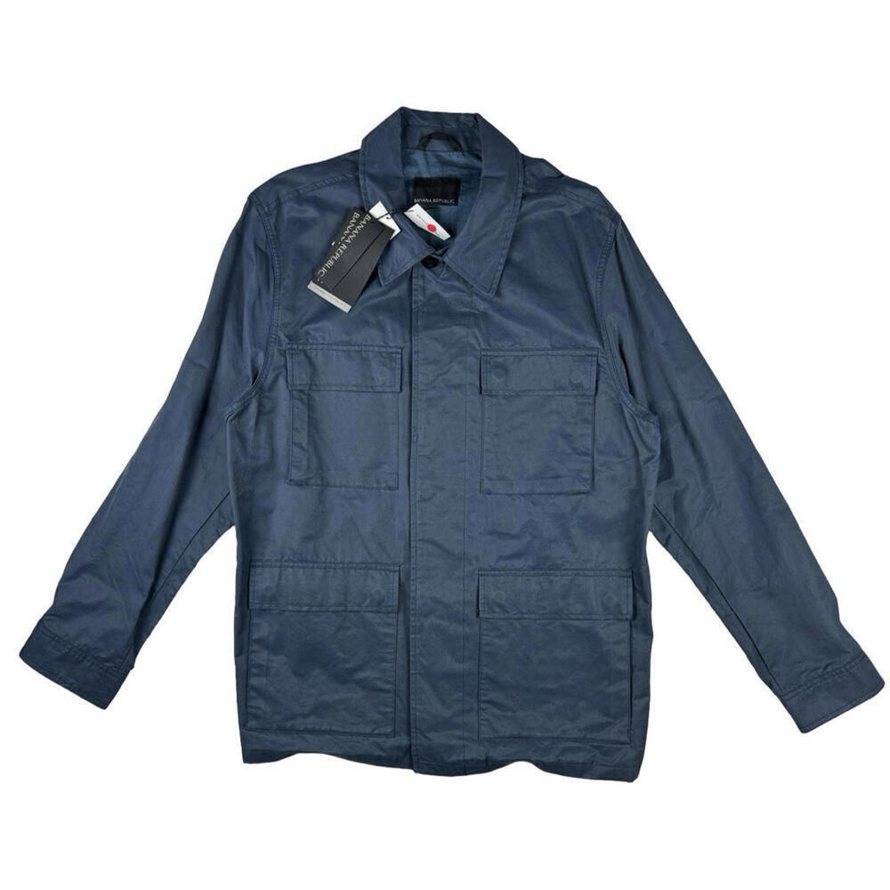 Banana Republic Water-Resistant Field Jacket Blue Size L